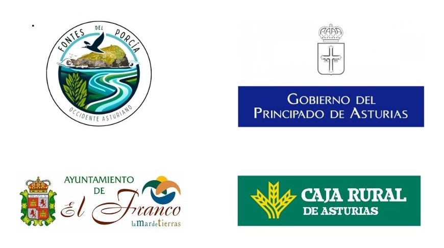 Organizado por Asociación Fontes del Porcía y Gobierno del Principado de Asturias a través de la Dirección General de Reto Demográfico, de la Consejería de Presidencia, Reto Demográfico, Igualdad y Turismo.
Colaboran: Ayuntamiento de El Franco y Caja Rural de Asturias